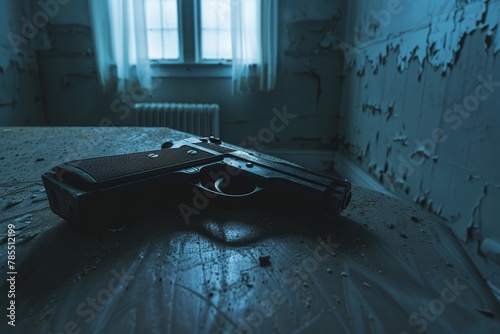 The muted sound of a silenced pistol in an empty room, the echo of a decision that can never be undone