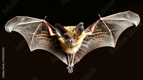 Uncommon bat species among flying insects in native environment associated with novel viruses