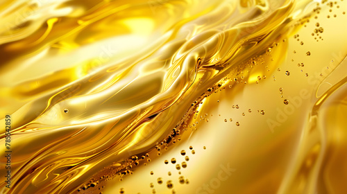 Beautiful shiny golden yellow liquid that feels like it's moving.