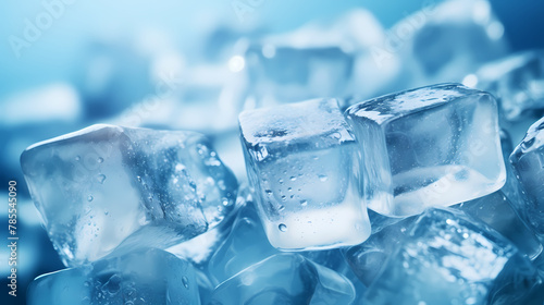 Cool and refreshing ice cubes