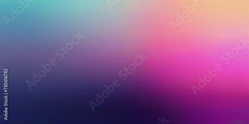 Blue and pink line waves light , empty space grainy noise grungy texture color gradient rough abstract background , shine bright light and glow template