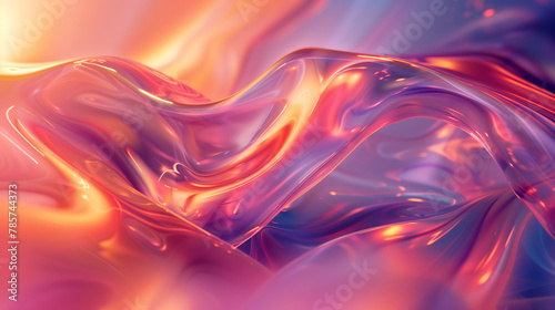 A colorful, shiny, and shiny surface with a purple hue