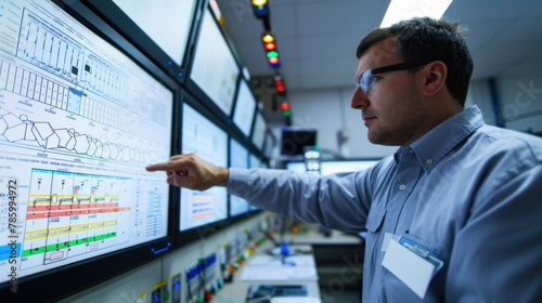 A system engineer conducting tests and simulations to evaluate system reliability and efficiency.