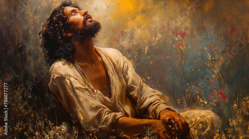 The Agony in the Garden: Alone amidst the olive trees of Gethsemane, Jesus wrestles with the weight of humanity's sin and the impending sacrifice that awaits him. His brow furrowed