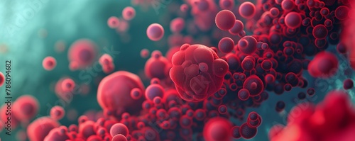 Streptococcus the bacterium background, a place for text. Microbiology, the study of microorganisms, infections, bacterial