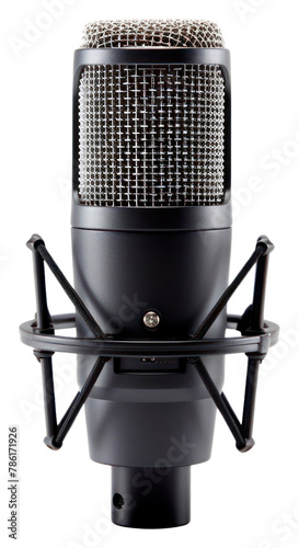 PNG Studio microphone white background technology equipment.