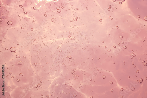 Liquid gel cosmetic smudge light pink