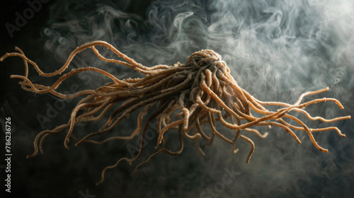 Flying spaghetti monster, symbol of pastafarianism, atheism