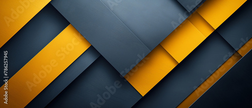 Striped Background in Yellow and Black Vector Design