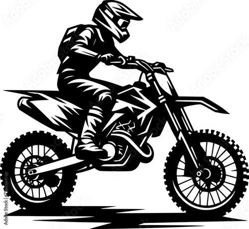 Motocross Rider Svg, Vector Cut File for Cricut, Silhouette, Dirtbike SVG, Dirt bike Silhouette, Dirt bike Clipart, Motocross Silhouette, SVG, PNG, JPG