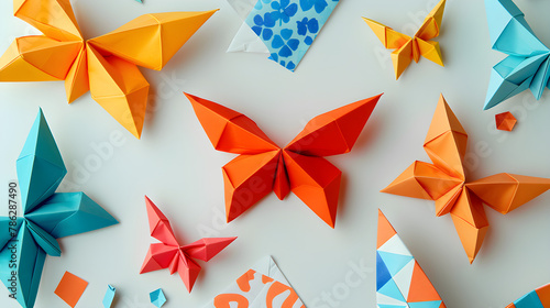 Step-by-Step Guide to Create a Colorful Origami Butterfly - Simple to Complex Folds