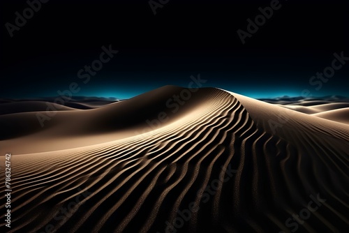 desert sand dunes made by midjourney