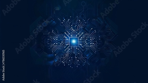 Business concept chip design