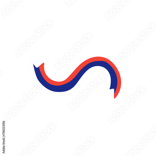 serbian flag ribbon