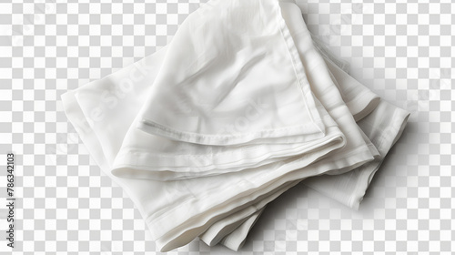 white piece of cloth , generative ai