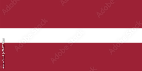 National flag of Latvia original size and colors vector illustration, Latvijas karogs designed by Ansis Cirulis, Latvian flag, Flag of Republic of Latvia