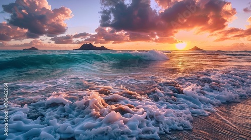 Beautiful Lanikai, Kailua Sunrise in Hawaii