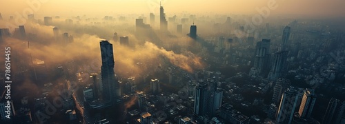 Smoggy Cityscape