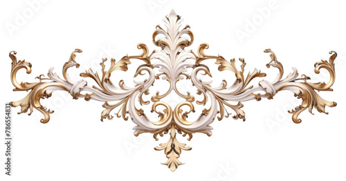 PNG Rococo ornament frame graphics jewelry pattern