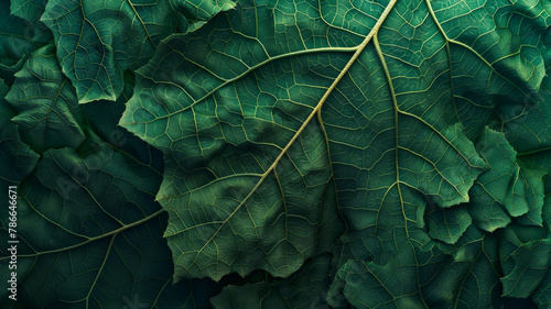 A Close-up Look at Leaf Texture & Chlorophyll