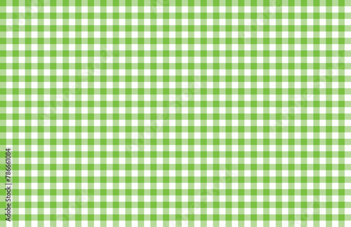 green checkered pattern tablecloth