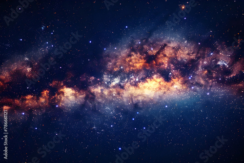 Ineffable Grandeur: The Luminous Wonders of the Milky Way Galaxy from Outer Space