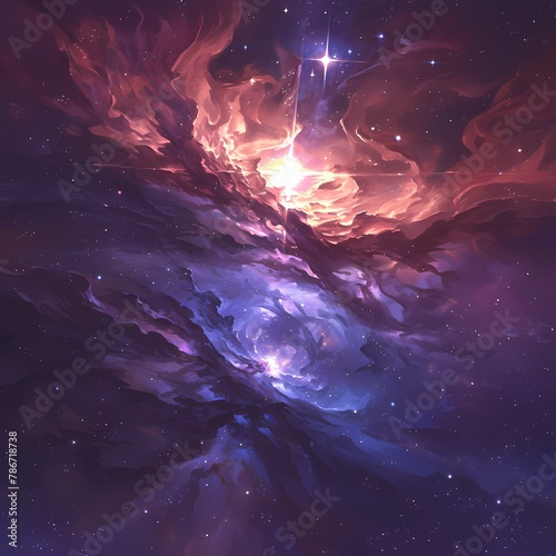 Explosive Cosmos: Spectacular Burst of a Nebula