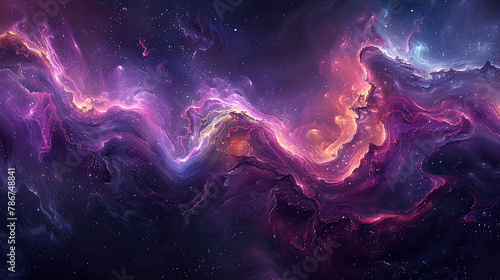 galactic purple space