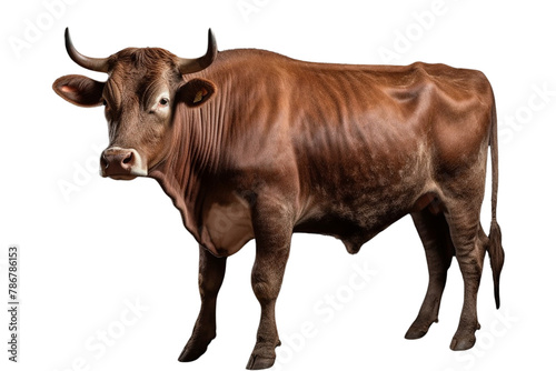 Brown cow cattle on Transparent Background PNG