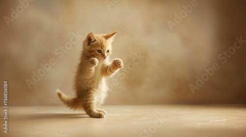 yellow patterned short hair kitten