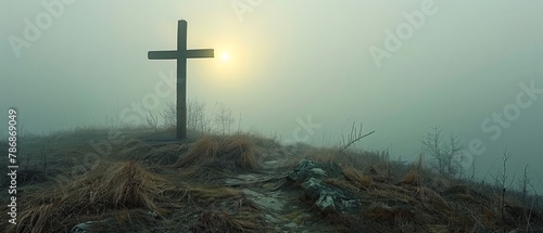 Resurrection cross over misty horizon