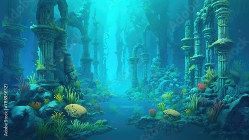 Enchanted Underwater Ruins