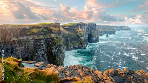 Cliffs of Moher in Ireland, landscape