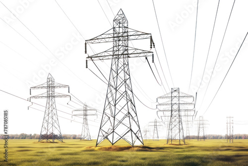 PNG Electricity cable electricity pylon architecture