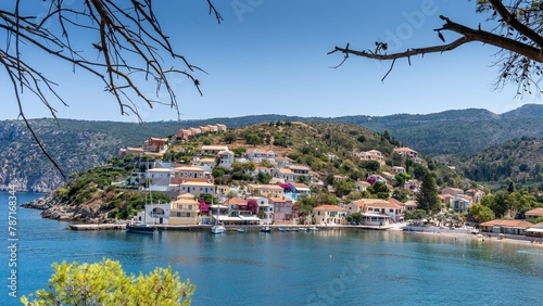 Assos is a tiny, colorful town on the Greek island of Kefalonia.