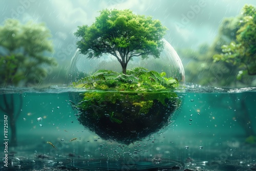 Concept of the biosphere.Environmental and ecology concept