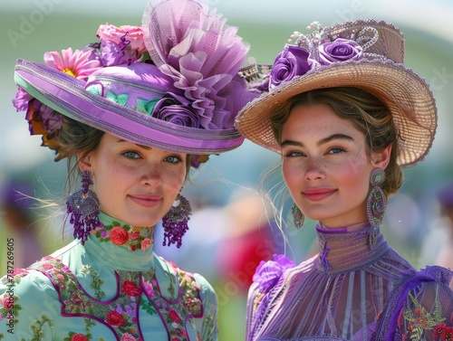 Kentucky Derby elegant spectator outfits