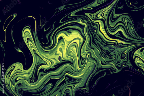 green liquid background