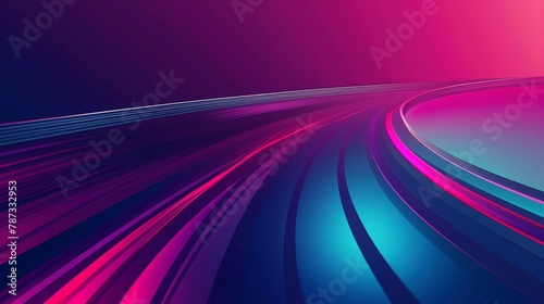 The background is race track, gradient color, vector design, modern typography, simple shapes, clean lines, bright colors. Generated by artificial intelligence.