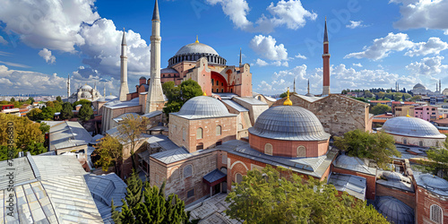 Iconic Hagia Sophia Majestic Architecture in Istanbul