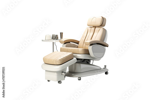 Podiatry Chair on transparent background.