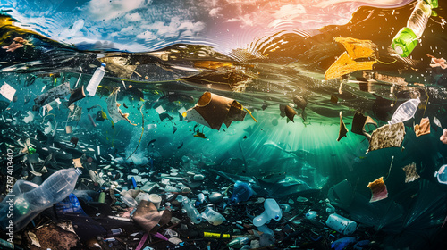 Plastic waste threatens marine ecosystems, urging immediate conservation efforts.