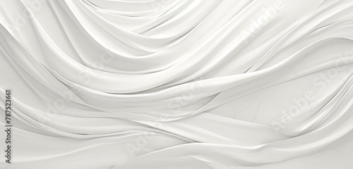abstract white background with lines and waves