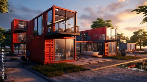 A photo of Contemporary Container Residences