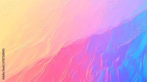 Colorful Minimalist Abstract Waves
