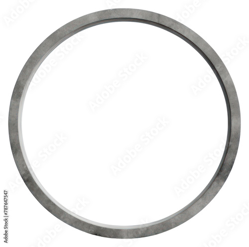 PNG Thin hoop white background platinum circle