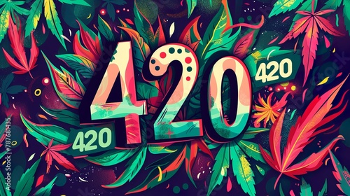 Eye-catching banner image for a 420 cannabis culture day