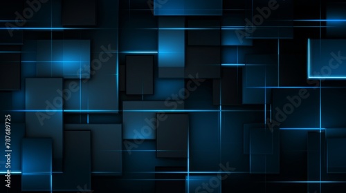 grid fullscreen background wallpaper, blue on blackground