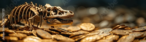 Dinosaur protect gold coin. Credit builder loans promoted on fossil hunting expeditions, uncovering financial growth as you uncover the past