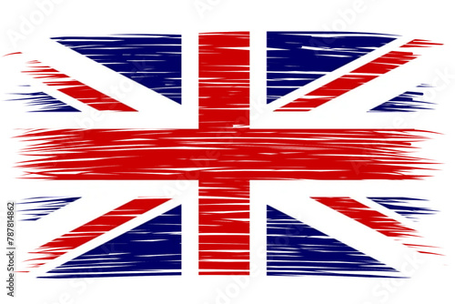 Brush flag of United Kingdom design file format png united kingdom brush stroke national flag